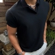 Light 男老钱风透气冰感弹力T恤 正肩短袖 Weight美式 海鸥领POLO衫