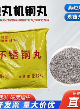 抛丸机喷砂机钢砂304不锈钢丸合金钢丸钢丝切丸不锈钢丸195不锈铁