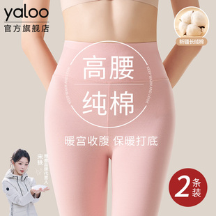 冬季 内穿打底裤 衬裤 雅鹿纯棉秋裤 毛裤 女款 薄款 女士高腰全棉保暖裤