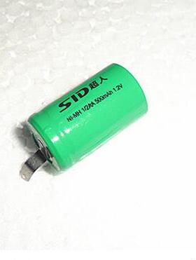适用超人剃须刀电池1/2AA 500mAh 1.2V14mm*24mm 电池包邮