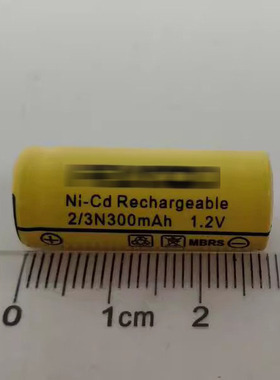 适用飞科剃须刀电池1.2v  12*28毫米   2/3N  300mAh