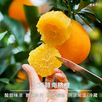 豆尚果品江西赣南脐橙酸甜味浓