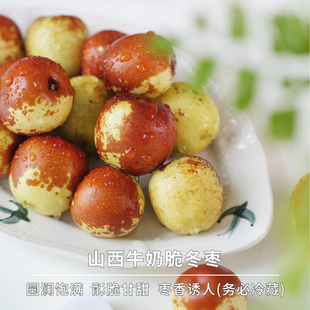 豆尚果品山西运城牛奶脆冬枣子脆甜可口新鲜水果小枣甘甜酥脆顺丰
