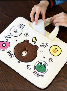 笔记本电脑包14寸女士手提2024新款适用苹果macbookair13.3联想小新pro15点6华为华硕天选3/4mac16可爱内胆包