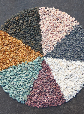 植物员外 多肉植物铺面石白色小石子庭院阳台微景观装饰七彩色