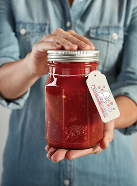 masonjar梅森分享瓶分体盖玻璃密封罐咖啡罐烟丝保湿罐家用果酱瓶