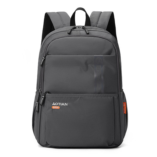 男女纯色大容量休闲旅行双肩背包