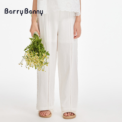 BarryBanny女童阔腿裤透气直筒裤