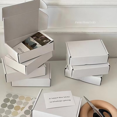 白色加厚飞机盒快递纸箱工厂批发