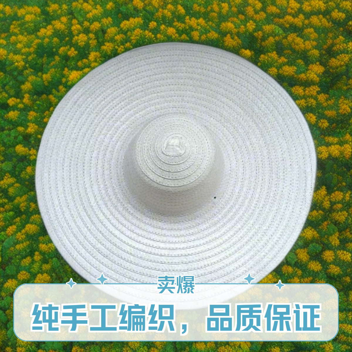 25年新款防晒遮阳帽塑料草帽