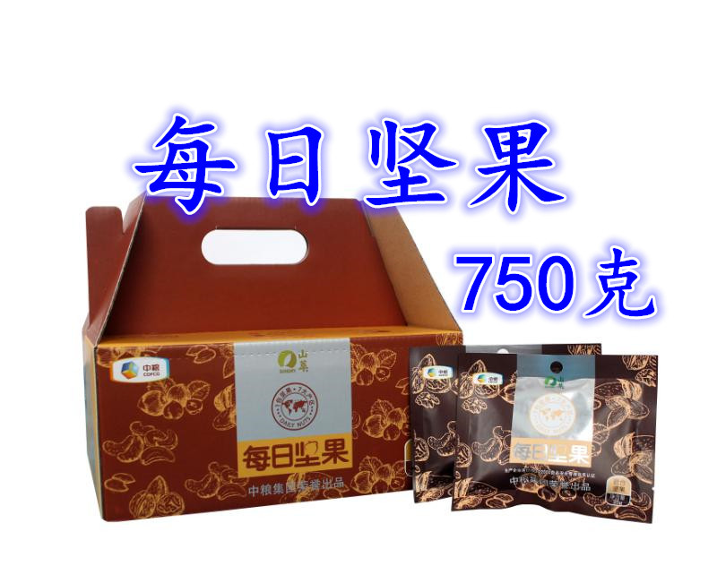 包邮中粮每日坚果25g*30包混合坚果干果仁零食大礼包