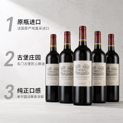 拉菲岩石古堡傲迪诺古堡红葡萄酒