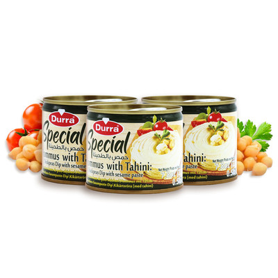 Aldurra Hommus with Tahina 多朗芝麻酱鹰嘴豆泥 220G*3PCS