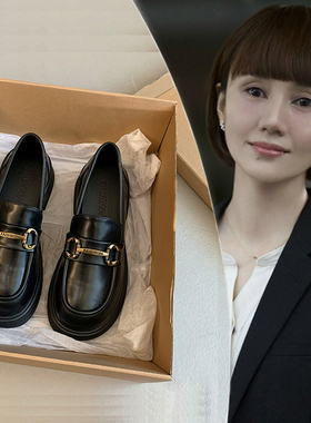 英伦小皮鞋地女黑色乐福鞋jk厚底单鞋2025新款春秋女鞋百搭豆豆鞋