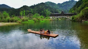 竹筏 竹排 竹排船 筏子 观景竹筏 漂流竹筏 垂钓竹筏 竹船