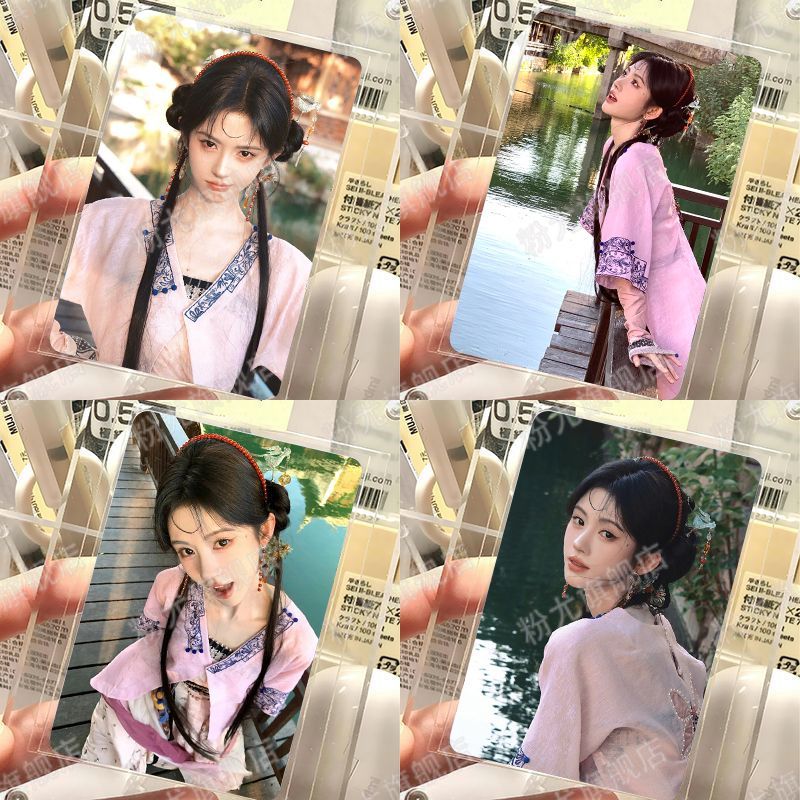 新款55张鞠婧祎高清写真集照片小卡来战剧照lomo卡拍立得三寸圆角
