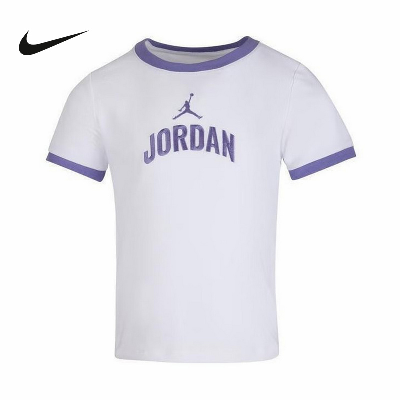 Nike耐克女子新款百搭休闲舒适透气运动短袖针织衫T恤IO2495-100