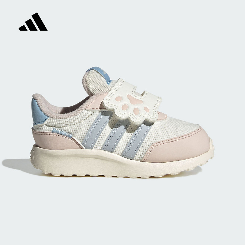 Adidas阿迪达斯2025年秋冬新款女婴童RUN 70s魔术贴运动鞋 JQ4509