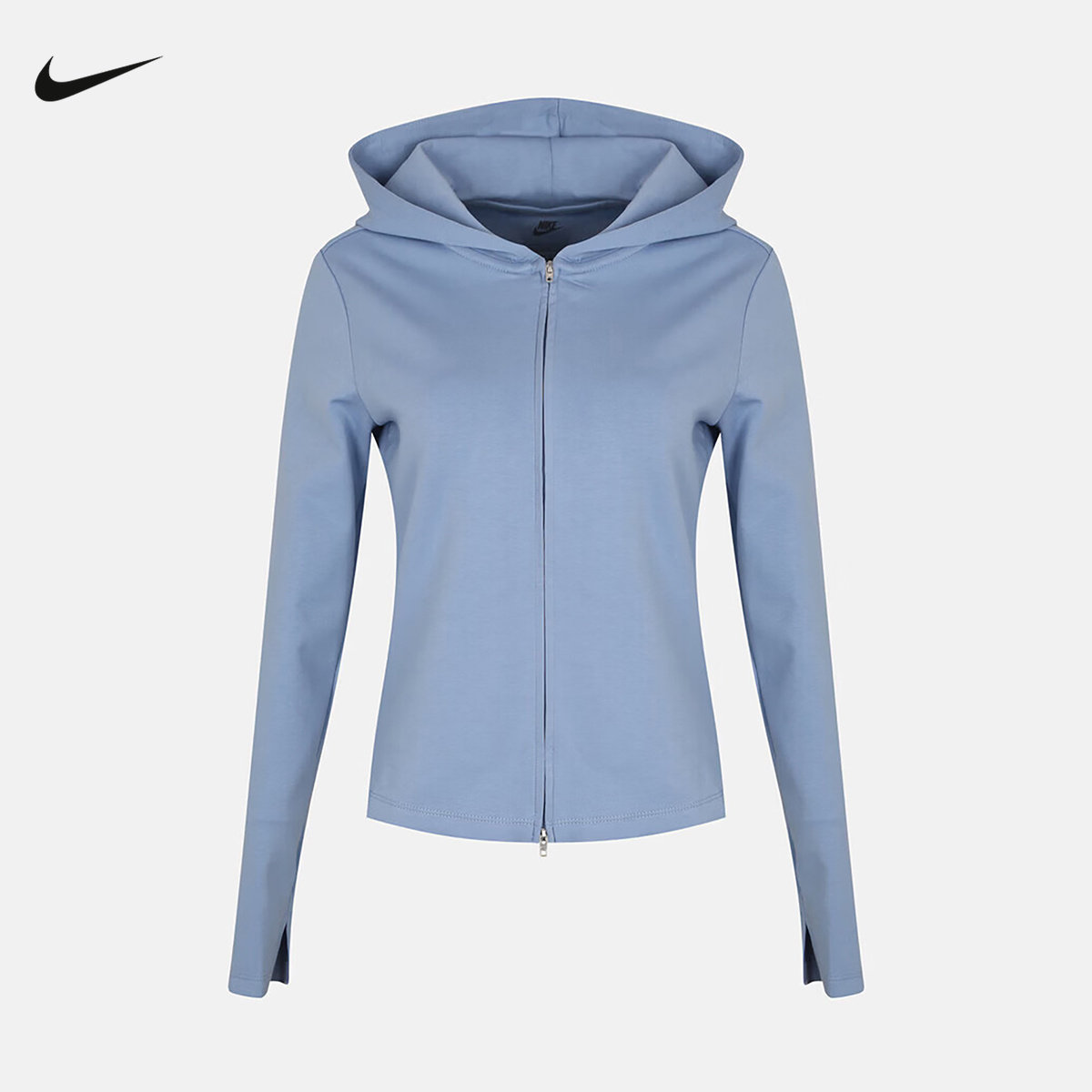 NIKE耐克女款修身夹克秋季新款休闲运动针织长袖外套 IM8380-486