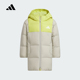男小童保暖羽绒服连帽休闲中长款 阿迪达斯新款 儿童装 羽绒服KB5126