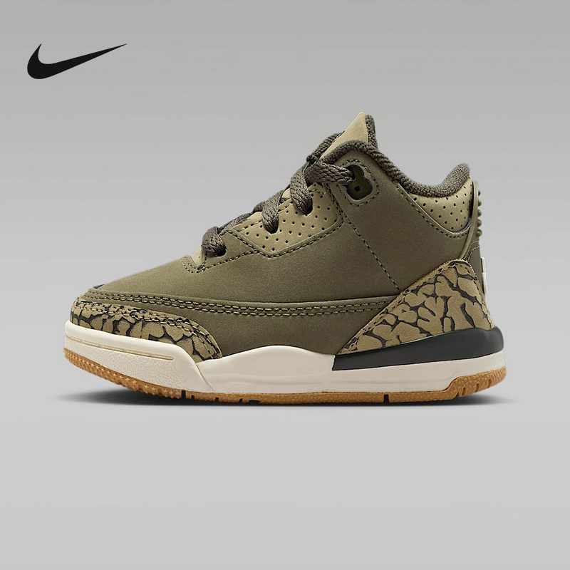 Nike耐克婴童鞋JORDAN 3 RETROBTRT运动训练高帮篮球鞋DM0968-202