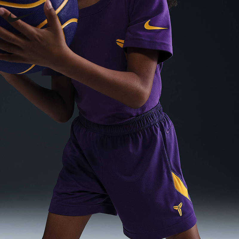 Nike耐克男女童KOBE科比大童速干短裤夏季透气运动裤HJ1005-547