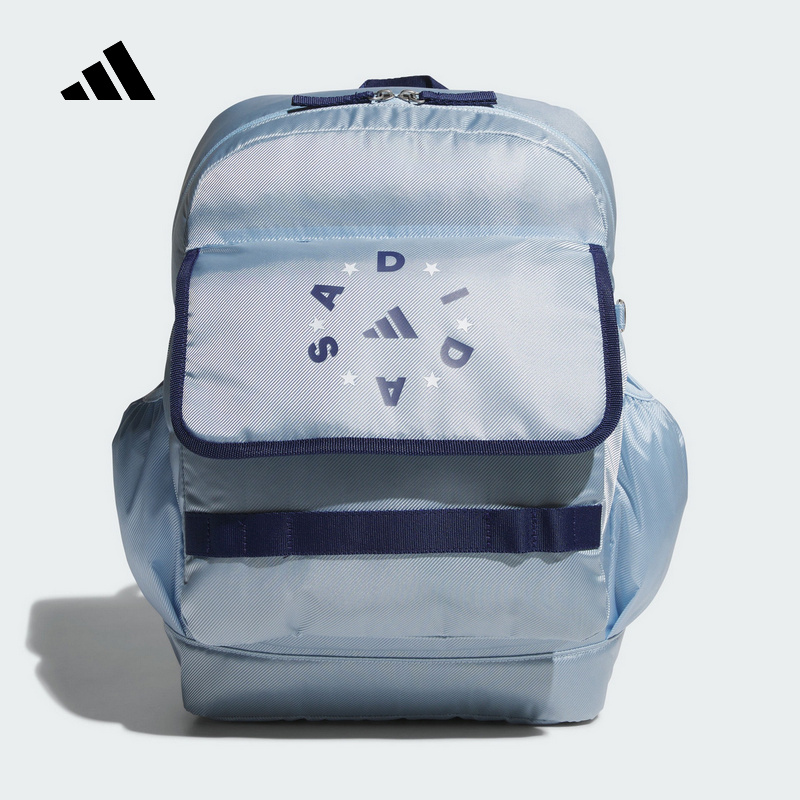 Adidas阿迪达斯男大童新款时尚收纳便携大容量运动双肩背包JL8434