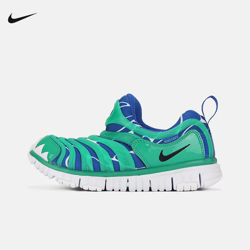 NIKE耐克男女小童DYNAMO FREE LILS毛毛虫一脚蹬休闲鞋IO1625-300