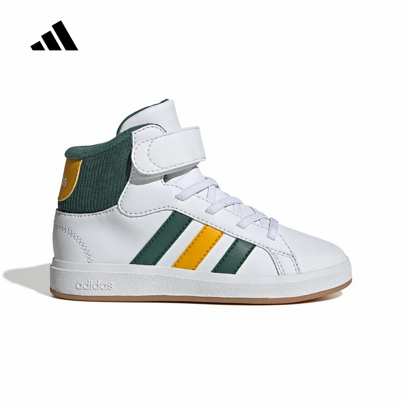 adidas阿迪达斯2025冬男小童加绒保暖高帮魔术贴软底跑步鞋JP8875,运动鞋new,童鞋/青少年鞋,淘宝优惠券,粉丝福利购,淘宝优惠卷