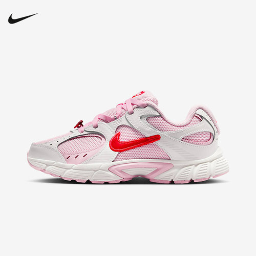 NIKE耐克女鞋粉白色V5 RNR大童运动鞋轻便网面鞋跑步鞋IQ0221-121