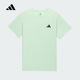 adidas阿迪达斯男女大童T恤夏季 KG3135 上衣 新款 清风速干浅绿短袖