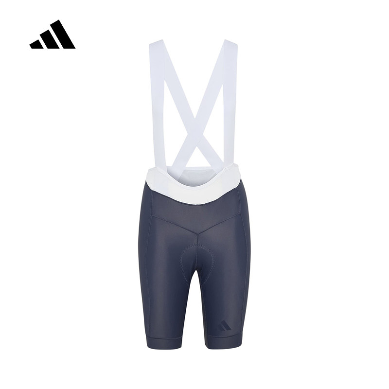 adidas阿迪达斯女子比赛骑行服新款紧身公路自行车背带裤 KB9572