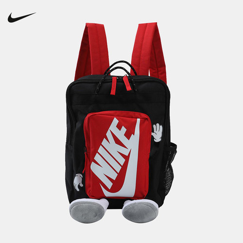 Nike耐克男女童书包2026春新款收纳可调节运动双肩背包HM9973-010