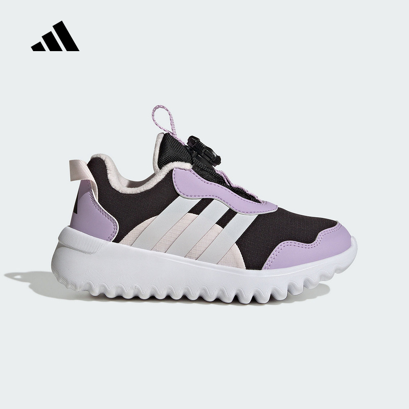 adidas阿迪达斯女小童鞋「小波浪」2025冬ACTIVEFLEX运动鞋HP3603