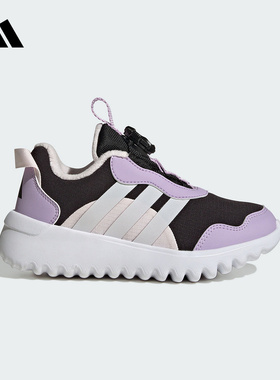 adidas阿迪达斯女小童鞋「小波浪」2025冬ACTIVEFLEX运动鞋HP3603