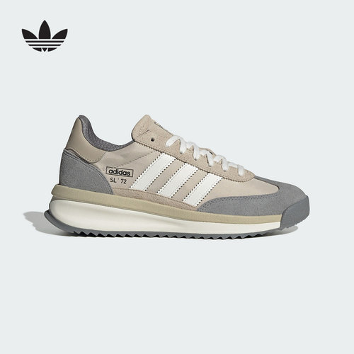 adidas阿迪达斯三叶草T头鞋2025秋男女SL72 RTN复古跑鞋JR8764