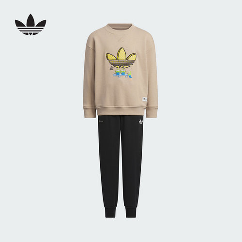 Adidas阿迪达斯男小童迪士尼玩具总动员三眼仔联名长袖套装KF7345