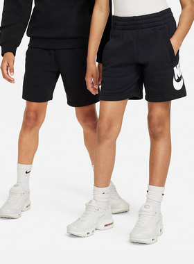 nike耐克春季新款夏新品儿童休闲裤运动裤宽松短裤FD2997-010