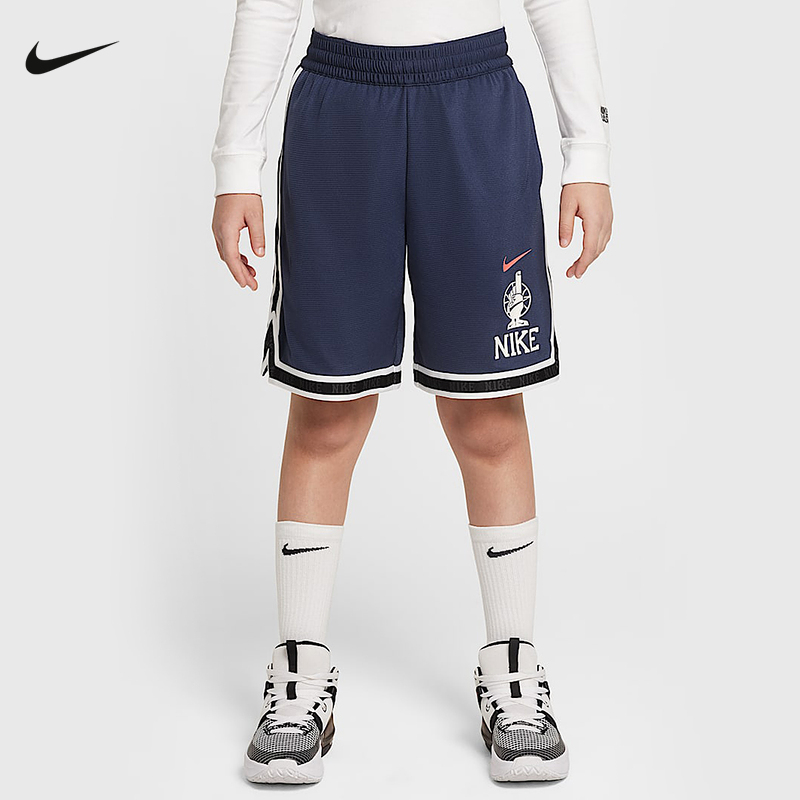 Nike耐克耐高系列DNA DRI-FIT男大童速干透气篮球短裤IB9965-437