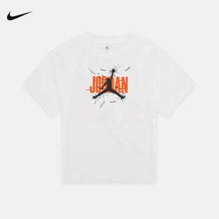 IO3252 针织衫 133 棉质短袖 Jordan耐克幼童T恤夏扣碎篮板图案新款