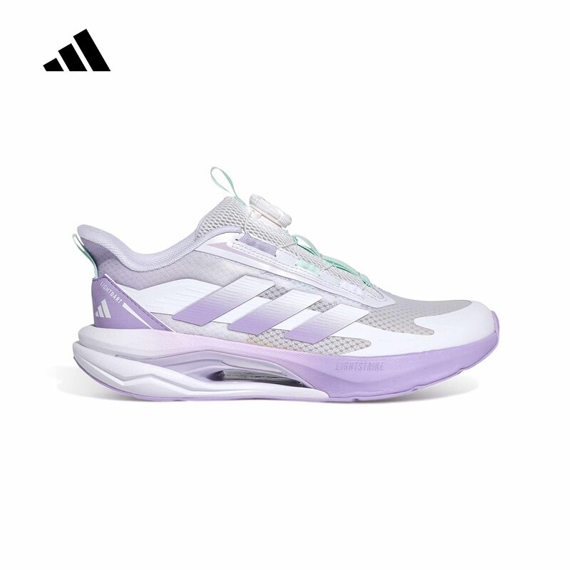 adidas阿迪达斯运动鞋夏女大童闪电镖跑跳全能体测跑步鞋 KH5658