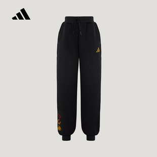 Adidas阿迪达斯男小童新款 运动百搭经典 针织休闲长裤 KV6976 时尚