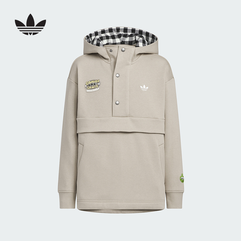 adidas阿迪达斯三叶草迪士尼玩具总动员联名款卫衣连帽衫 KB5149