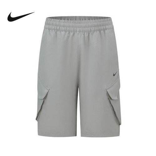 Nike耐克男女童新款休闲工装短裤弹力梭织户外五分裤FZ4903-009