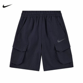 Nike耐克男童DRI 010 HQ7816 FIT小童都市机能风速干梭织短裤 夏季