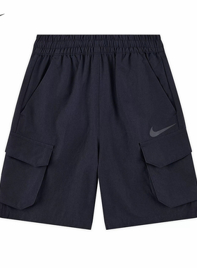 Nike耐克男童DRI-FIT幼童都市机能风速干梭织短裤夏季HQ7816-010