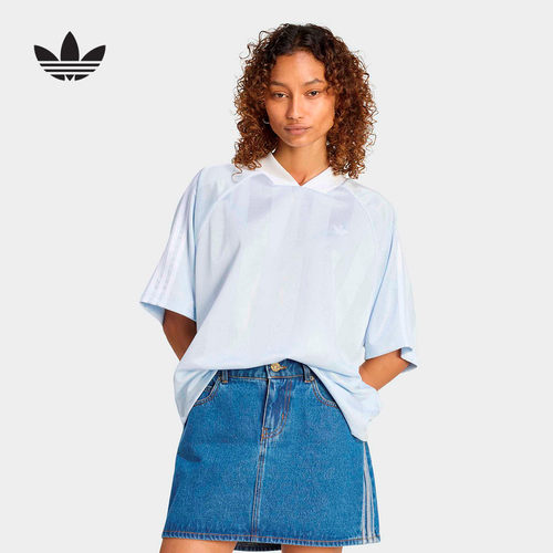 adidas阿迪达斯三叶草半袖T恤2026新款夏女运动短袖上衣 KG3712