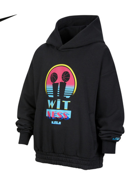 Nike耐克男女童2025冬新款运动套头衫舒适百搭加绒卫衣IM7402-045