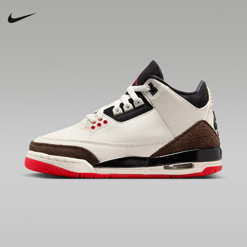 Nike耐克女鞋AIR Jordan 3 AJ3复刻大童休闲复古篮球鞋DM0967-103
