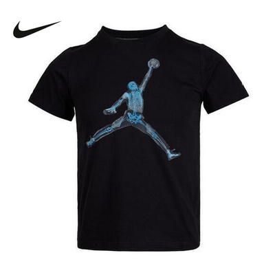 Nike耐克男子新款时尚休闲短袖针织衫运动儿童百搭T恤IO2797-010